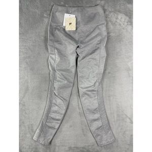 Fabletics Leggings Women's XS Grey Sync High Waisted Perforated 7/8 NWT